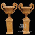 Modern Decoration nature yellow stone flowerpot